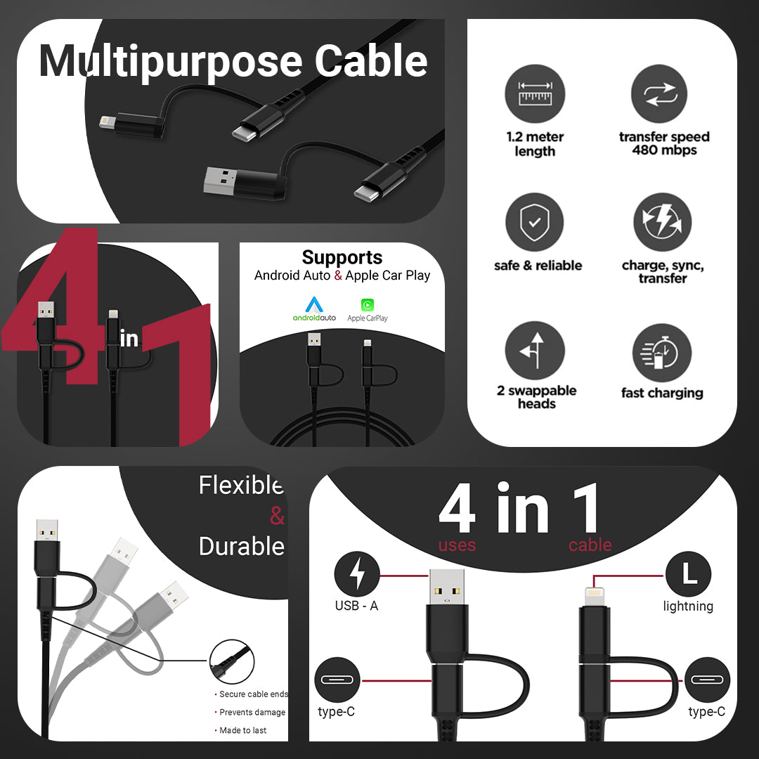 4 in 1 cable